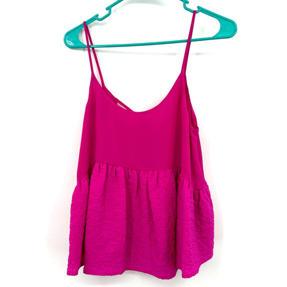 NWT RO & DE size Small hot pink tank top‎ loose fit